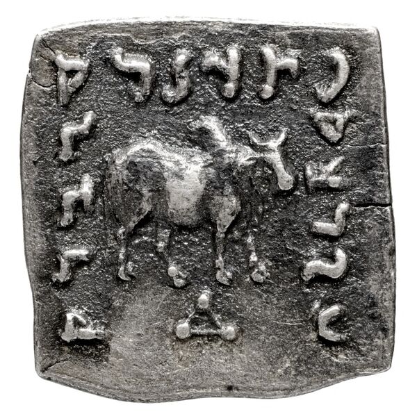 Bactrian and Indo-Greek Coinage Apollodotus I 4.3, реверс, bnf-bigr