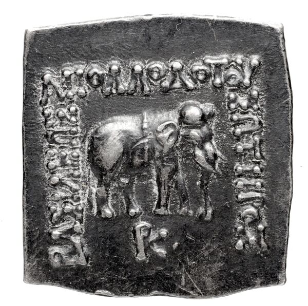 Bactrian and Indo-Greek Coinage Apollodotus I 4.4, аверс, bnf-bigr