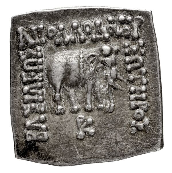 Bactrian and Indo-Greek Coinage Apollodotus I 4.5, аверс, bnf-bigr