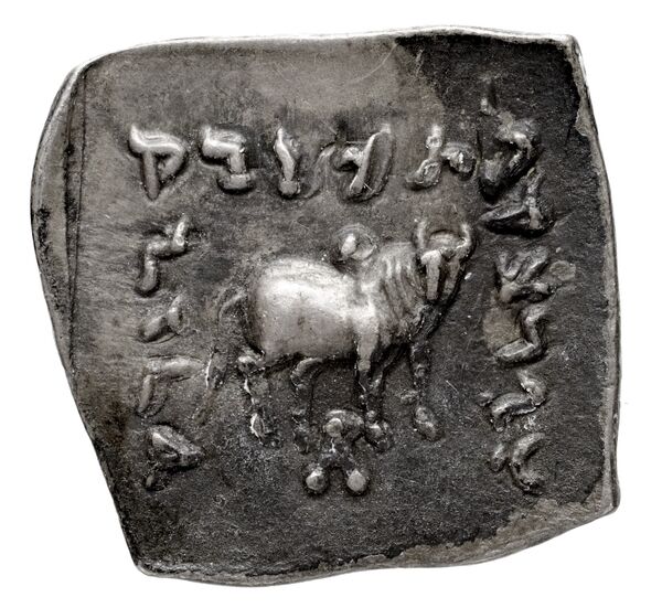 Bactrian and Indo-Greek Coinage Apollodotus I 4.1, реверс, bnf-bigr