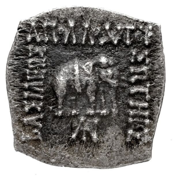 Bactrian and Indo-Greek Coinage Apollodotus I 4.1, аверс, bnf-bigr