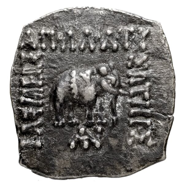 Bactrian and Indo-Greek Coinage Apollodotus I 4.1, аверс, bnf-bigr