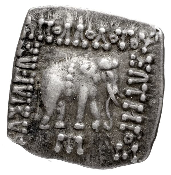 Bactrian and Indo-Greek Coinage Apollodotus I 4.6, аверс, bnf-bigr