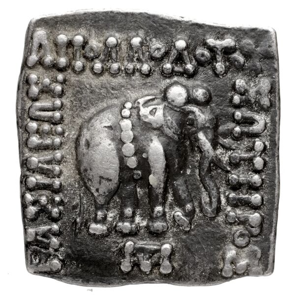 Bactrian and Indo-Greek Coinage Apollodotus I 4.6, аверс, bnf-bigr