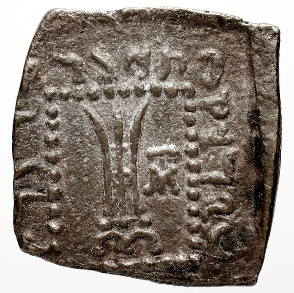 Bactrian and Indo-Greek Coinage Apollodotus I 6.7, реверс, bnf-bigr