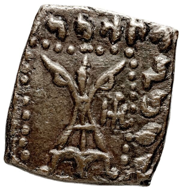 реверс Bactrian and Indo-Greek Coinage Apollodotus I 6.22