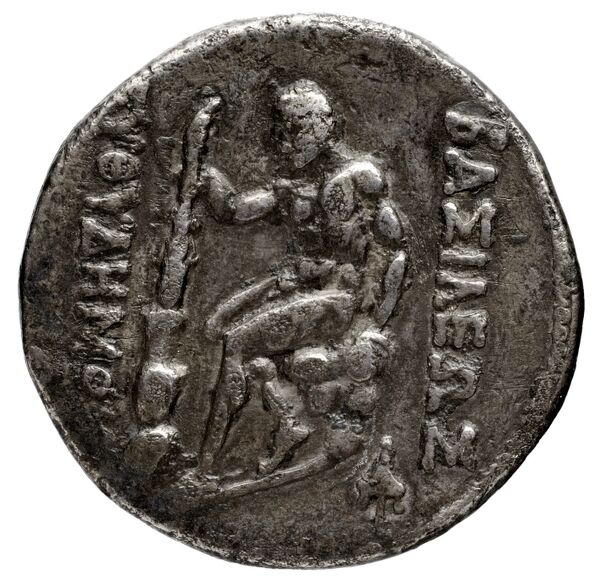 Bactrian and Indo-Greek Coinage Euthydemus I 2.2, реверс, bnf-bigr