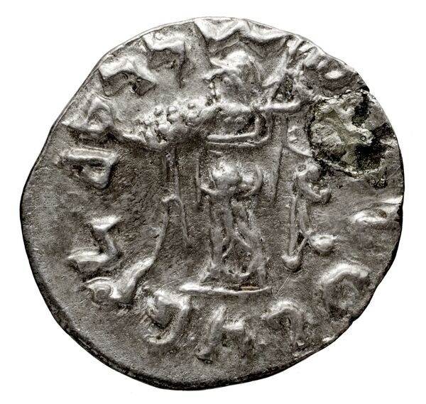 Bactrian and Indo-Greek Coinage Apollodotus II 3.1, реверс, bnf-bigr