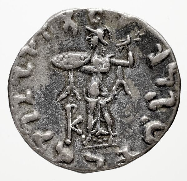 Bactrian and Indo-Greek Coinage Strato I 31.3, реверс, bnf-bigr