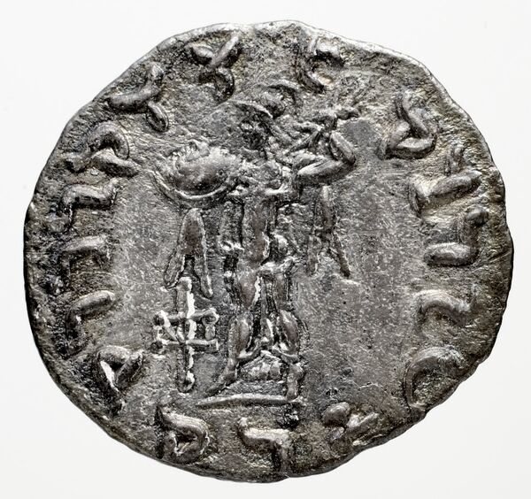 Bactrian and Indo-Greek Coinage Strato I 31.4, реверс, bnf-bigr