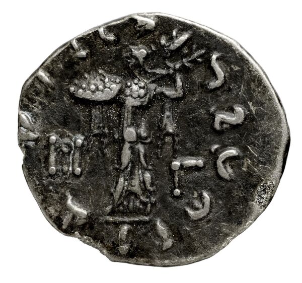 реверс Bactrian and Indo-Greek Coinage Menander I 13.14