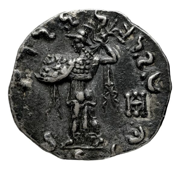 Bactrian and Indo-Greek Coinage Menander I 13.17, реверс, bnf-bigr