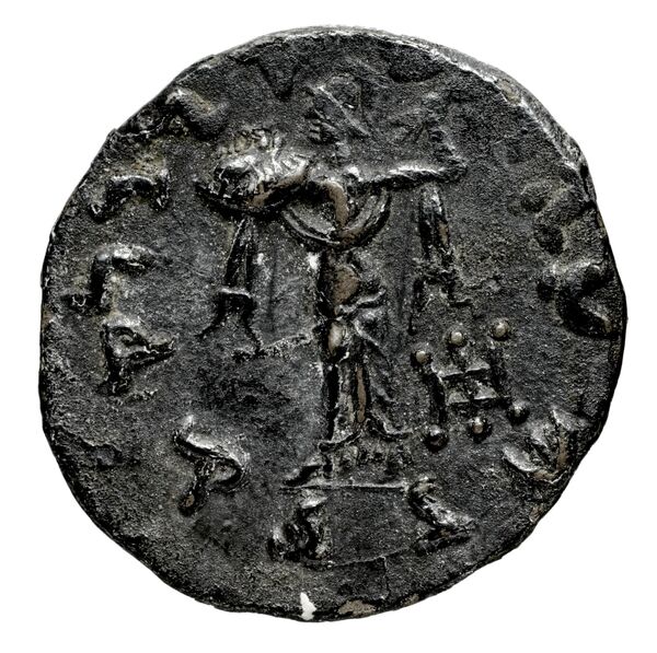 реверс Bactrian and Indo-Greek Coinage Menander I 13.23