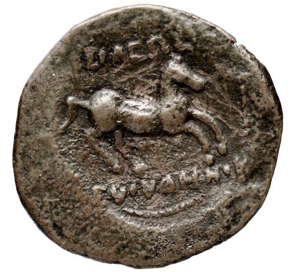 Bactrian and Indo-Greek Coinage Euthydemus I 8, реверс, bnf-bigr