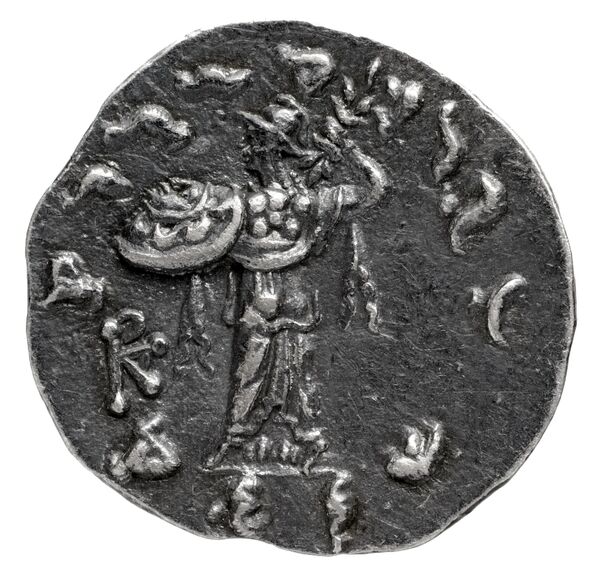реверс Bactrian and Indo-Greek Coinage Menander I 14.6