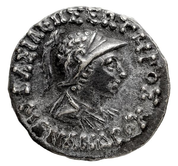 Bactrian and Indo-Greek Coinage Menander I 14.12, аверс, bnf-bigr
