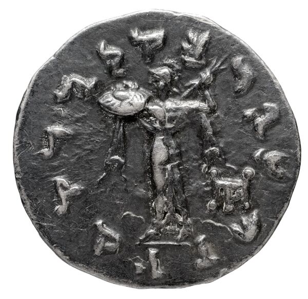 Bactrian and Indo-Greek Coinage Menander I 14.10, реверс, bnf-bigr