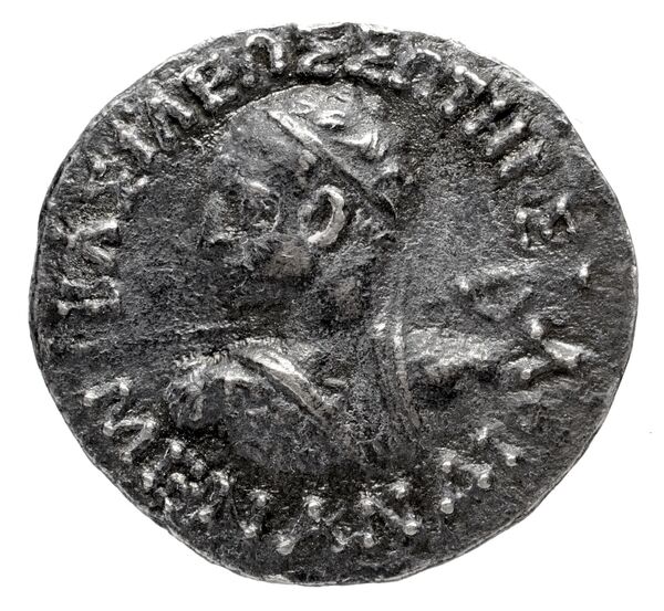 Bactrian and Indo-Greek Coinage Menander I 16.2, аверс, bnf-bigr