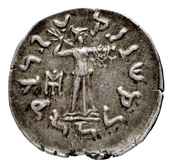 реверс Bactrian and Indo-Greek Coinage Menander I 4.4