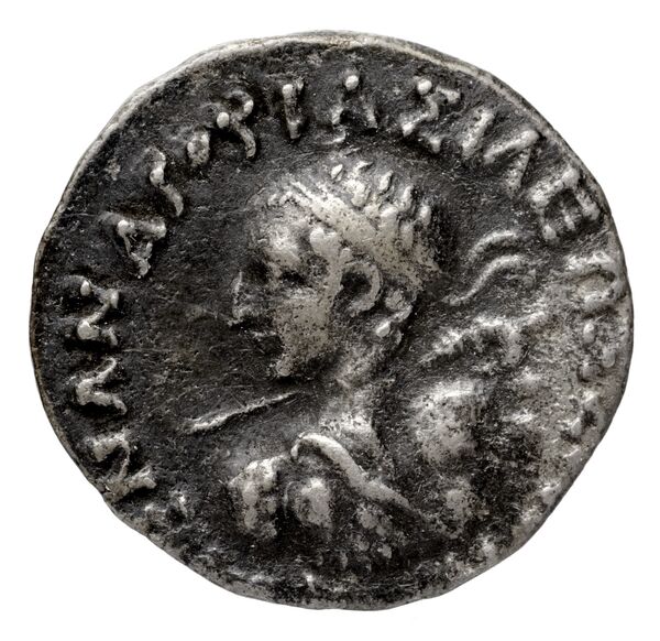 Bactrian and Indo-Greek Coinage Menander I 4.6, аверс, bnf-bigr