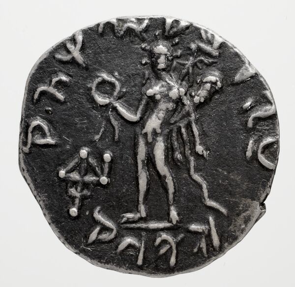 Bactrian and Indo-Greek Coinage Zoilus I 5.2, реверс, bnf-bigr