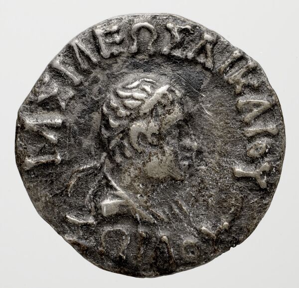 Bactrian and Indo-Greek Coinage Zoilus I 4.2, аверс, bnf-bigr
