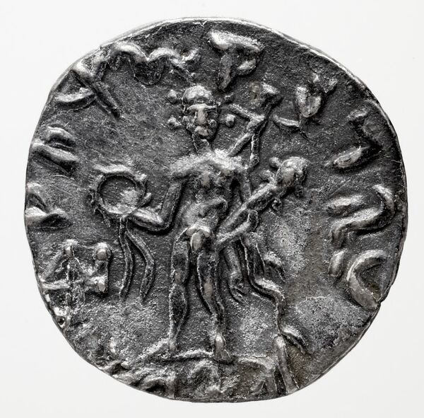 Bactrian and Indo-Greek Coinage Zoilus I 5.2, реверс, bnf-bigr