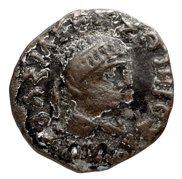 Bactrian and Indo-Greek Coinage Zoilus II 1.23, аверс, bnf-bigr