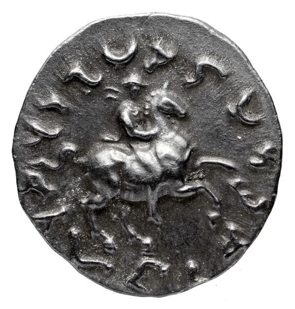 Bactrian and Indo-Greek Coinage Antimachus II 1.6, реверс, bnf-bigr