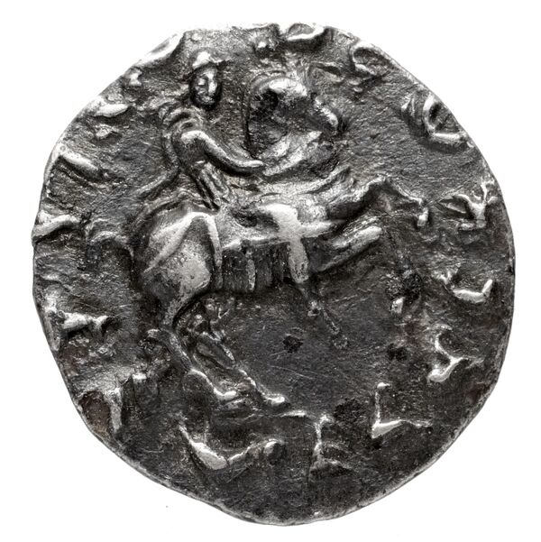 Bactrian and Indo-Greek Coinage Antimachus II 1.4, реверс, bnf-bigr