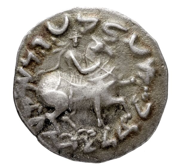 Bactrian and Indo-Greek Coinage Antimachus II 1.4, реверс, bnf-bigr