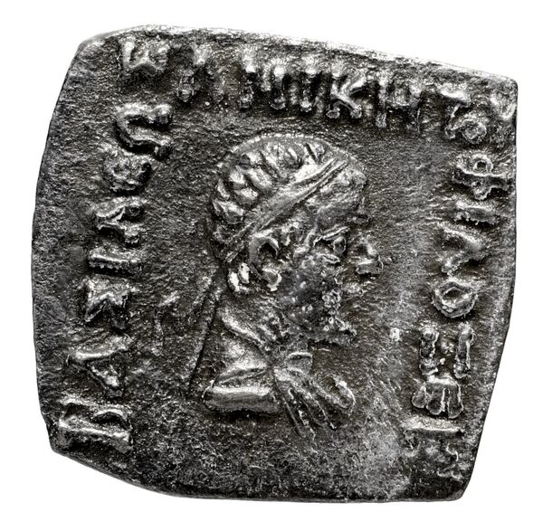 Bactrian and Indo-Greek Coinage Philoxenus 9.5, аверс, bnf-bigr
