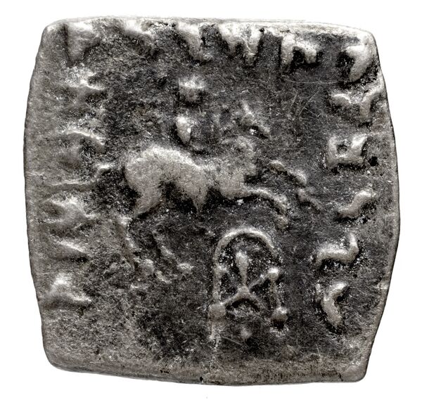 Bactrian and Indo-Greek Coinage Philoxenus 10.6, реверс, bnf-bigr