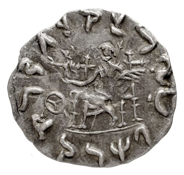 Bactrian and Indo-Greek Coinage Amyntas 11.1, reverse, bnf-bigr