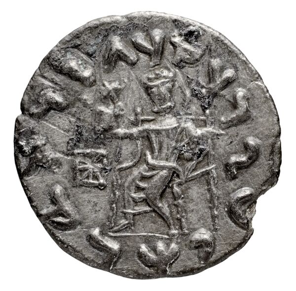 Bactrian and Indo-Greek Coinage Amyntas 13.1, reverse, bnf-bigr