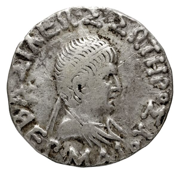 Bactrian and Indo-Greek Coinage Hermaeus 10.8, аверс, bnf-bigr