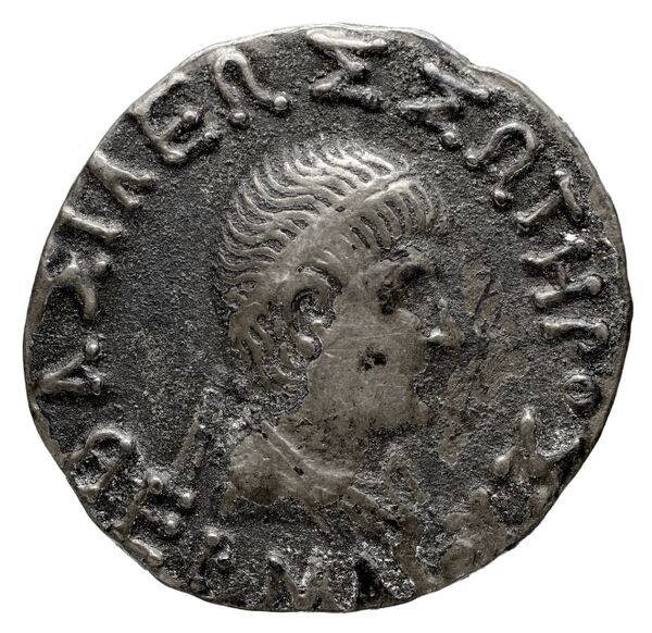 Bactrian and Indo-Greek Coinage Hermaeus 10.8, аверс, bnf-bigr