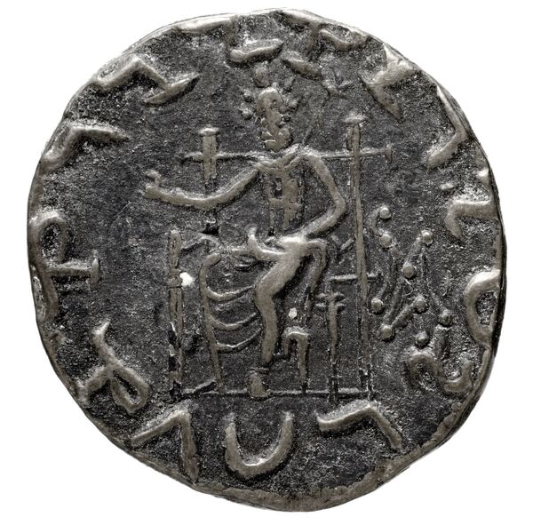 Bactrian and Indo-Greek Coinage Hermaeus 10.8, реверс, bnf-bigr