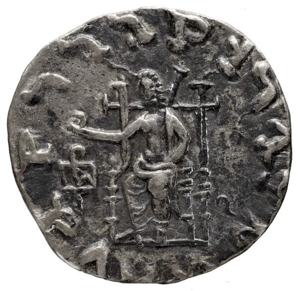 реверс Bactrian and Indo-Greek Coinage Hermaeus 14.2.5