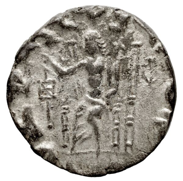 Bactrian and Indo-Greek Coinage Hermaeus 16.5.3, реверс, bnf-bigr