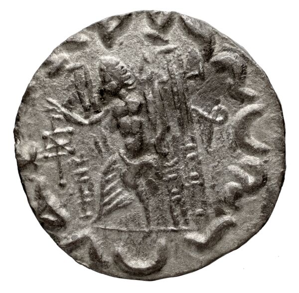 реверс Bactrian and Indo-Greek Coinage Hermaeus 16.5.2