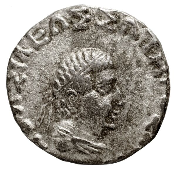 Bactrian and Indo-Greek Coinage Hermaeus 18.1, аверс, bnf-bigr