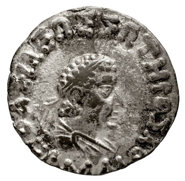 аверс Bactrian and Indo-Greek Coinage Hermaeus 16.6