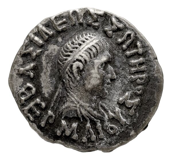 Bactrian and Indo-Greek Coinage Hermaeus 11.12, аверс, bnf-bigr