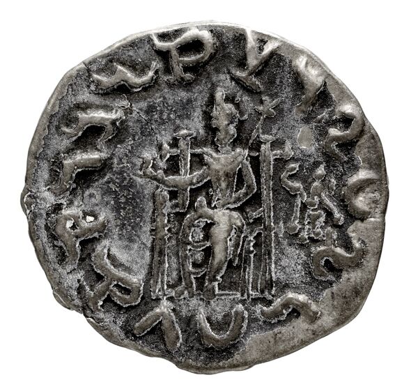 Bactrian and Indo-Greek Coinage Hermaeus 11.12, реверс, bnf-bigr