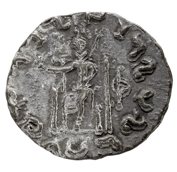 Bactrian and Indo-Greek Coinage Hermaeus 11.5, реверс, bnf-bigr