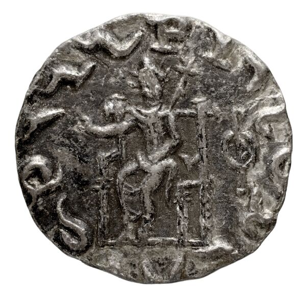 Bactrian and Indo-Greek Coinage Hermaeus 11.5, реверс, bnf-bigr