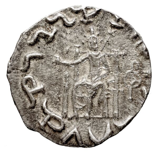 Bactrian and Indo-Greek Coinage Hermaeus 11.5, реверс, bnf-bigr