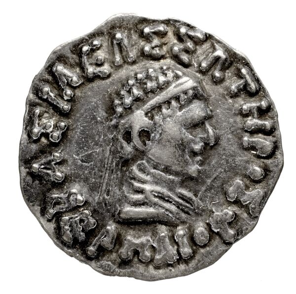 Bactrian and Indo-Greek Coinage Hermaeus 11.14, аверс, bnf-bigr