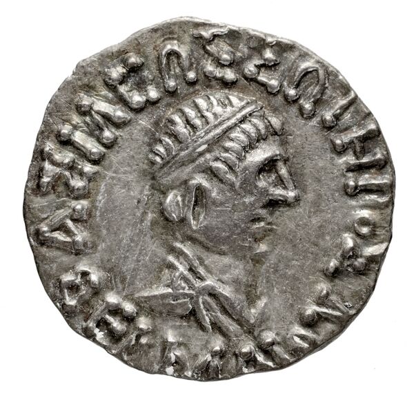 Bactrian and Indo-Greek Coinage Hermaeus 11.14, аверс, bnf-bigr